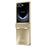 For Samsung Galaxy Z Flip7 5G Case Electroplating Hard PC Protective Phone Cover with Screen Protector - Gold - 3