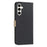 BINFEN COLOR For Samsung Galaxy A05s 4G Leather Case  BF36 Floral Pattern Phone Cover RFID Blocking Wallet Stand - Black - 3