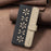 BINFEN COLOR For Samsung Galaxy A05s 4G Leather Case  BF36 Floral Pattern Phone Cover RFID Blocking Wallet Stand - Black - 4