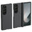 For Samsung Galaxy Z Fold7 5G Case Skin Feel PC Phone Cover with Hinge Protection - Black - 1