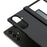 For Samsung Galaxy Z Fold7 5G Case Skin Feel PC Phone Cover with Hinge Protection - Black - 4