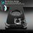 For iPhone 14 Pro Max Case PC + Metal Boardless Phone Back Cover with Kickstand - Black - 6