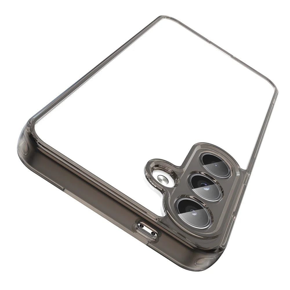 For Samsung Galaxy S24 Case TPU + Acrylic Phone Back Cover Anti Yellowing - Black - 2