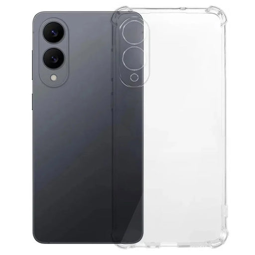 WANLONFENG For Samsung Galaxy S25 Edge TPU Case  WL3 Series 1.5mm Phone Cover with 2Pcs Tempered Glass Films - Transparent - 2
