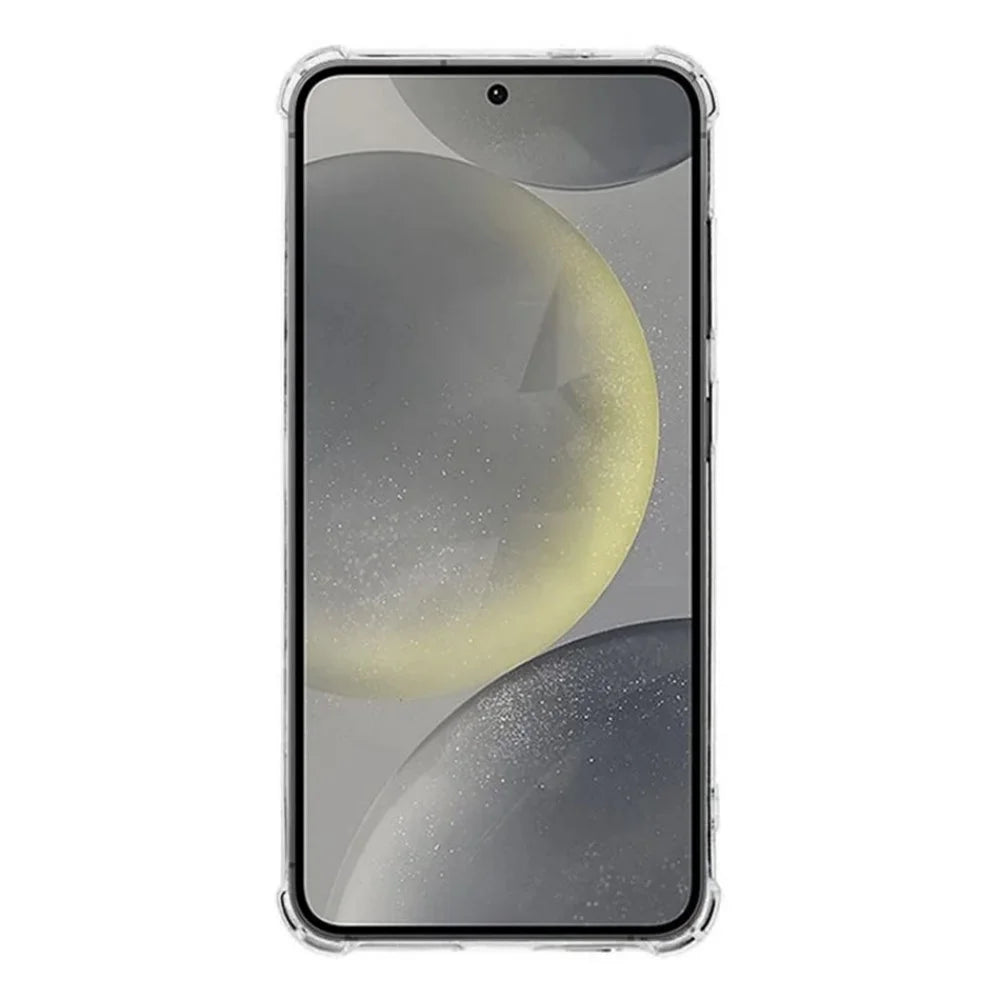 WANLONFENG For Samsung Galaxy S25 TPU Case  WL3 Series 1.5mm Phone Cover with 2Pcs Tempered Glass Films - Transparent - 4