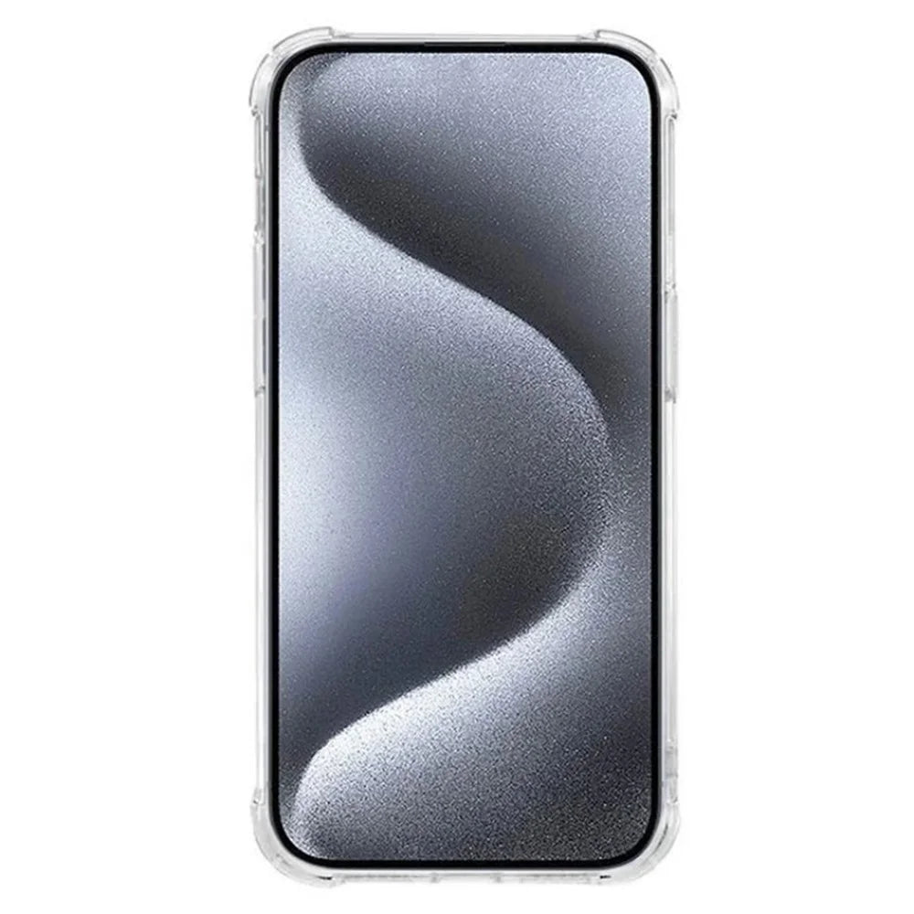 WANLONFENG For iPhone 16 Plus TPU Case  WL3 Series 1.5mm Phone Cover with 2Pcs Tempered Glass Films - Transparent - 4