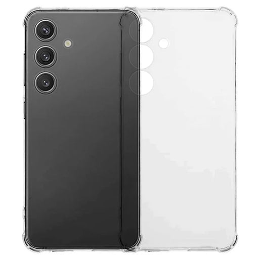 WANLONFENG For Samsung Galaxy S24 TPU Case  WL3 Series 1.5mm Phone Cover with Tempered Glass Film - Transparent - 2