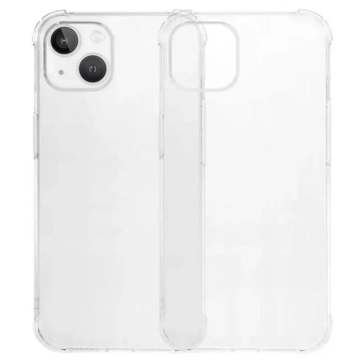 WANLONFENG For iPhone 15 Plus TPU Case  WL3 Series 1.5mm Phone Cover (Big Lens Hole) with Tempered Glass - Transparent - 2