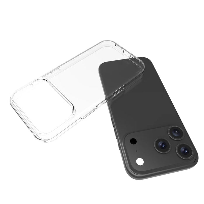 10Pcs  /  Pack For iPhone 17 Pro Case Watermark Free TPU Protective Clear Phone Cover - 2