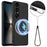 For Sony Xperia 1 VII Magnetic Case Anti-Drop Liquid Silicone Phone Cover - Black - 1