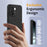 For OnePlus 13s 5G / OnePlus 13T 5G Magnetic Case Anti-Drop Liquid Silicone Phone Cover - Black - 4