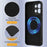 For OnePlus 13s 5G / OnePlus 13T 5G Magnetic Case Anti-Drop Liquid Silicone Phone Cover - Black - 7