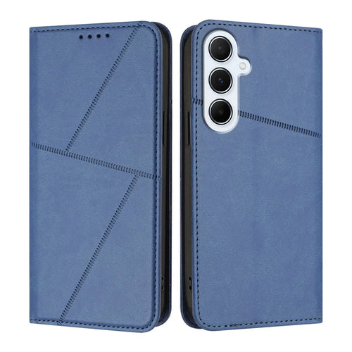For Samsung Galaxy A56 5G Wallet Case Magnetic Closure Leather Flip Phone Cover with Stand - Royal Blue - 1