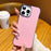 For iPhone 16 Pro Max Case Compatible with MagSafe Borderless PC + PU Leather Phone Back Cover - Pink - 1