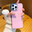 For iPhone 15 Pro Max Case Compatible with MagSafe Borderless PC + PU Leather Phone Back Cover - Pink - 3