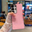 For Samsung Galaxy S24 Ultra Magnetic Case Borderless PC + PU Leather Phone Back Cover - Pink - 2