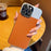 For iPhone 16 Pro Max Case Desert Silver Moon Electroplated Gold PC + PU Leather Phone Back Cover - 1
