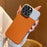 For iPhone 16 Pro Max Case Desert Silver Moon Electroplated Gold PC + PU Leather Phone Back Cover - 6