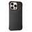 For iPhone 16 Pro Case Borderless Slim Anti Drop Leather Texture PC Phone Back Cover - Black - 1
