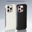 For iPhone 16 Pro Case Borderless Slim Anti Drop Leather Texture PC Phone Back Cover - Black - 7