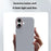 For iPhone 16 Case Borderless Slim Anti Drop Leather Texture PC Phone Back Cover - Apricot - 3