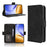 For Realme 14T 5G / Realme 14 5G Leather Case Phone Wallet Cover with Multiple Card Slots - Black - 2