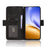 For Realme 14T 5G / Realme 14 5G Leather Case Phone Wallet Cover with Multiple Card Slots - Black - 7