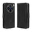 For vivo X200s 5G Leather Case Phone Wallet Cover with Multiple Card Slots - Black - 1