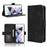 For ZTE nubia RedMagic 10 Air 5G Leather Case Phone Wallet Cover with Multiple Card Slots - Black - 2