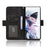 For ZTE nubia RedMagic 10 Air 5G Leather Case Phone Wallet Cover with Multiple Card Slots - Black - 7