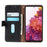 KHAZNEH For iPhone 17 Case Litchi Texture Genuine Cow Leather Flip Phone Cover - Black - 2