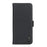 KHAZNEH For iPhone 17 Case Litchi Texture Genuine Cow Leather Flip Phone Cover - Black - 6