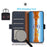 KHAZNEH for iPhone 18 Pro / 17 Pro Phone Case RFID Blocking Wallet Litchi Texture Genuine Cow Leather Cover - Blue - 2