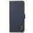 KHAZNEH for iPhone 18 Pro / 17 Pro Phone Case RFID Blocking Wallet Litchi Texture Genuine Cow Leather Cover - Blue - 6