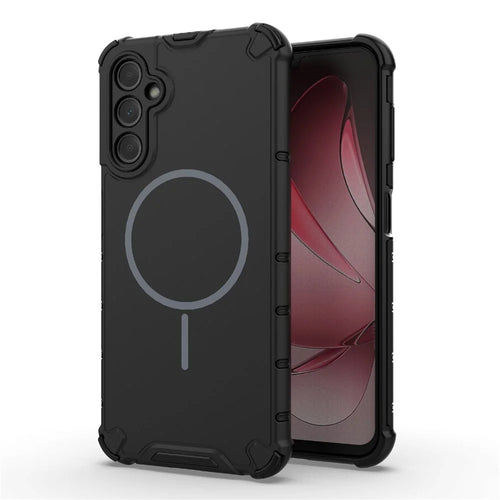 For Samsung Galaxy A14 5G  /  4G Magnetic Case Heat Dissipation Shockproof TPU + PC Phone Back Cover - Black - 1