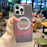 For iPhone 16 Pro Max Magnetic Case Kickstand Electroplated PC + PU Leather Phone Back Cover - Silver - 2