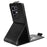 For Infinix Note 50 Pro+ 5G Stand Case Magnetic Clasp Vertical Flip Leather Phone Cover with Card Holder - Black - 4
