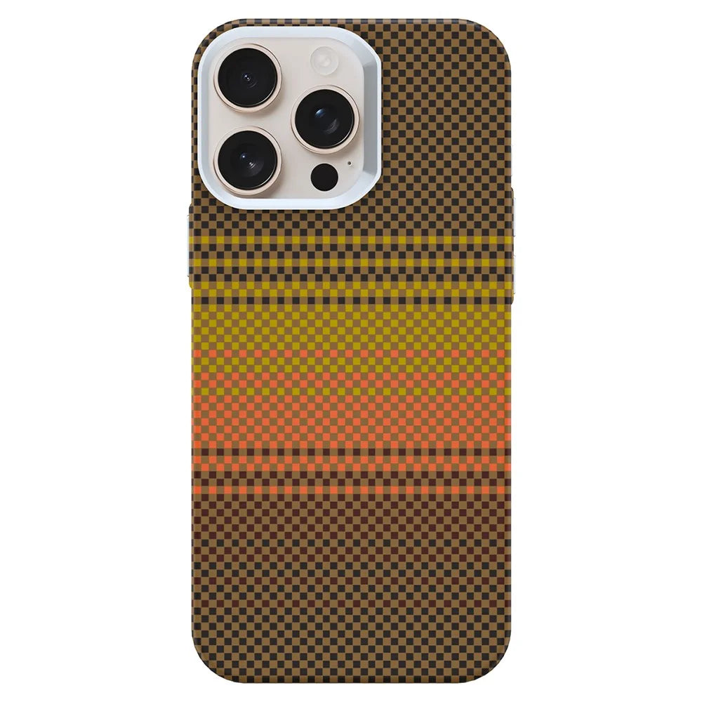 GKK For iPhone 16 Pro Max Case Compatible with MagSafe Hard PC Phone Back Cover - Sunrise Gold - 1
