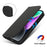 Stand Case for iPhone 14 / 13 Litchi Texture Leather Flip Phone Cover with Strap  /  Wallet - Black - 4