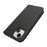 Stand Case for iPhone 14 / 13 Litchi Texture Leather Flip Phone Cover with Strap  /  Wallet - Black - 7
