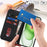 Stand Case for iPhone 15 Plus / 14 Plus Litchi Texture Leather Flip Phone Cover with Strap  /  Wallet - Black - 5