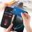 Stand Case for iPhone 16 Pro Litchi Texture Leather Flip Phone Cover with Strap  /  Wallet - Black - 5