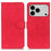 KHAZNEH For iPhone 18 Pro / 17 Pro Case PU Leather Retro Texture Phone Cover - Red - 1