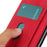 KHAZNEH For iPhone 18 Pro / 17 Pro Case PU Leather Retro Texture Phone Cover - Red - 6
