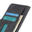 KHAZNEH For iPhone 18 Pro Max / 17 Pro Max Case PU Leather Retro Texture Phone Cover - Black - 5