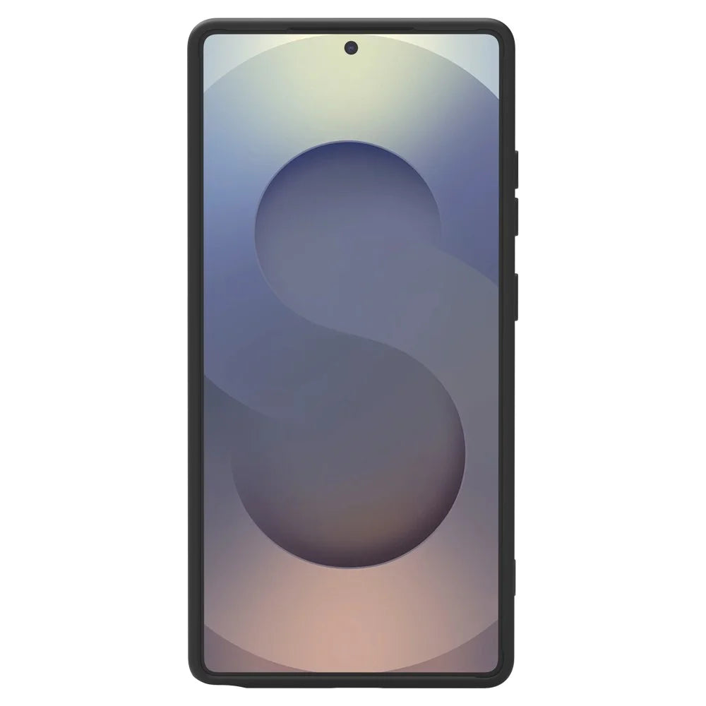 LEREACH Le-Chic Series For Samsung Galaxy S25 Ultra Magnetic Case Kickstand TPU + PC Phone Cover - Black - 6