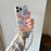 For iPhone 16 Pro Max Case IMD Cute Music Girl TPU Phone Cover with Beaded Strap - 2