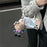 For iPhone 16 Pro Case IMD Cat Reading Design TPU Phone Cover with Beaded Strap - 2