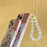 For iPhone 16 Pro Case IMD Cat Reading Design TPU Phone Cover with Beaded Strap - 5