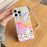 For iPhone 15 Pro Max Case IMD Cartoon Dalmatian TPU Phone Cover with Beaded Strap - 6